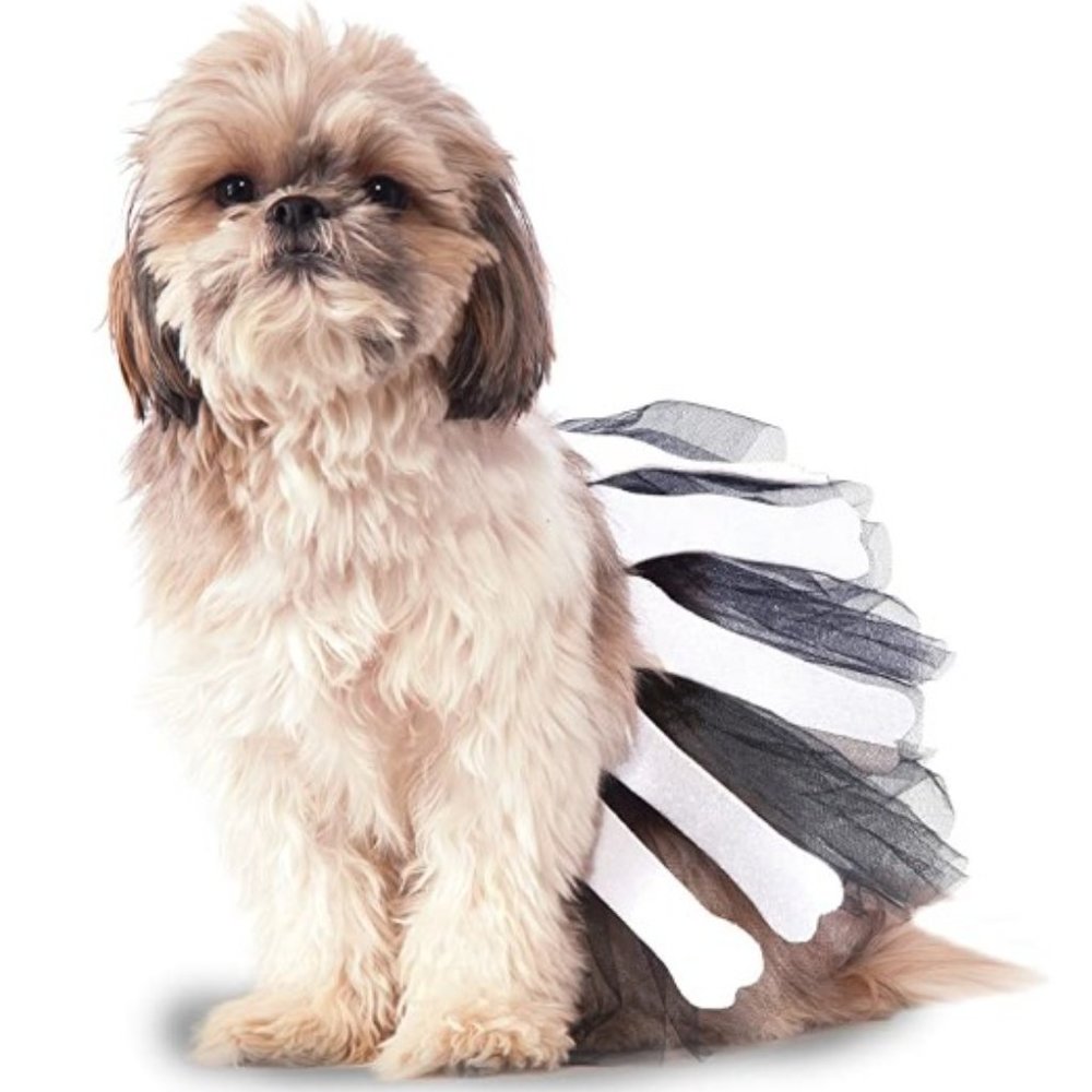 Party Dog Bone Tutu Dog Costume M/L